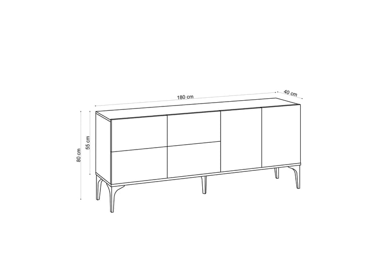 Colldela Avlastningsbord 180 cm - Natur - Möbler - Bord & matgrupper - Avlastningsbord - Konsolbord & sidobord