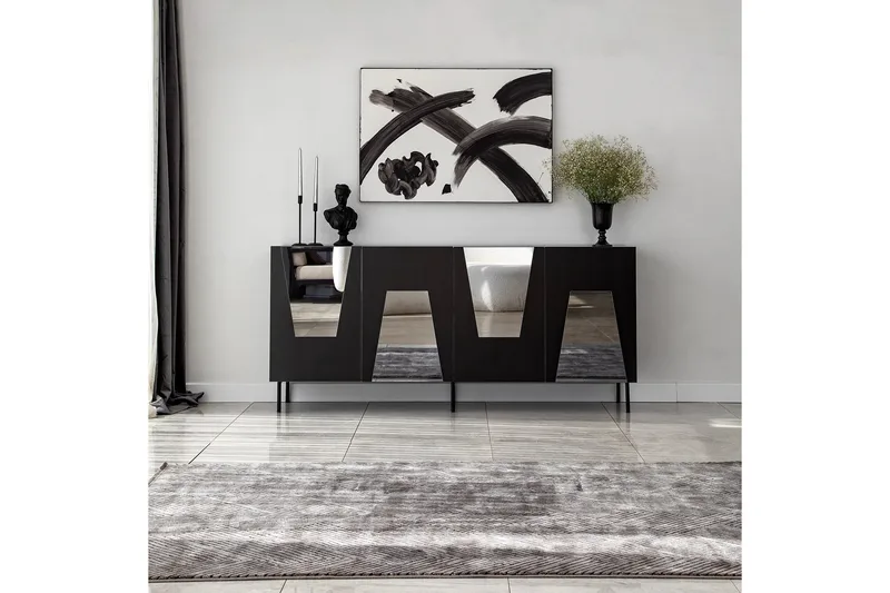 Eraclea Konsollbord 180 cm - Svart - Förvaring - Förvaringsmöbler - Sideboard & skänk