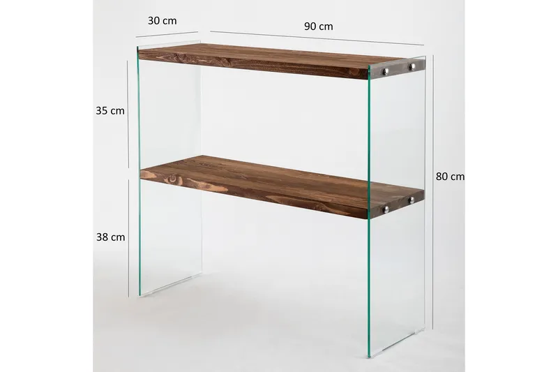 Legenrisk Avlastningsbord 90 cm - Valnöt - Möbler - Bord & matgrupper - Avlastningsbord - Konsolbord & sidobord