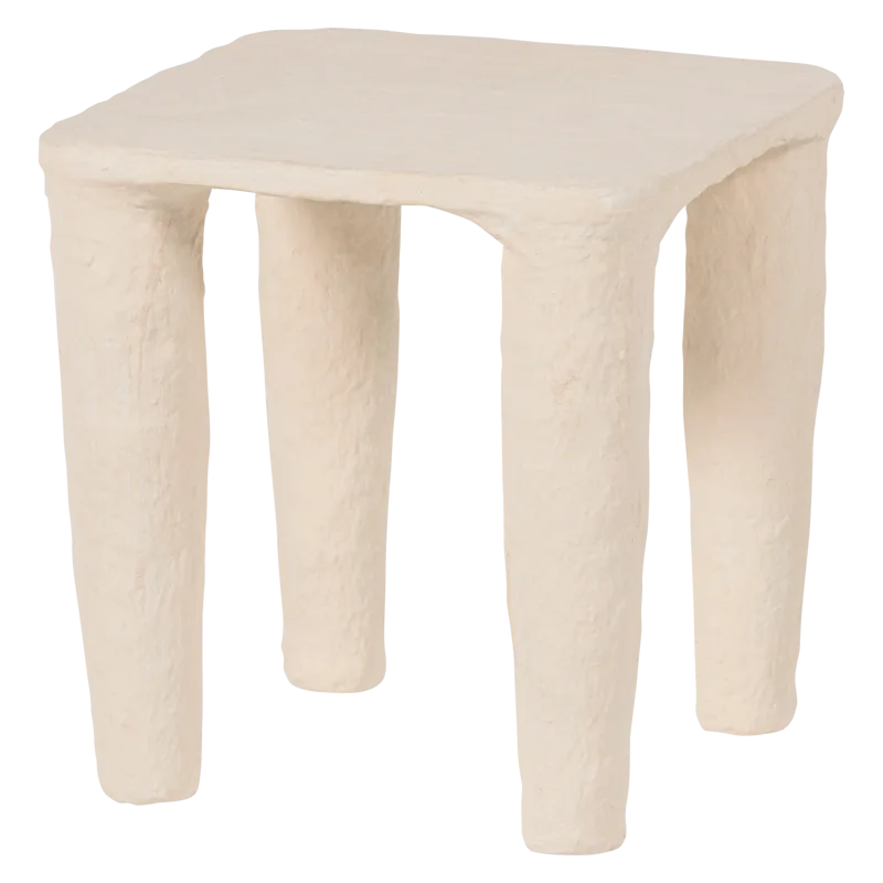 Lågt Sidobord Papier Vion 40 cm - Offwhite - Möbler - Bord & matgrupper - Avlastningsbord - Lampbord
