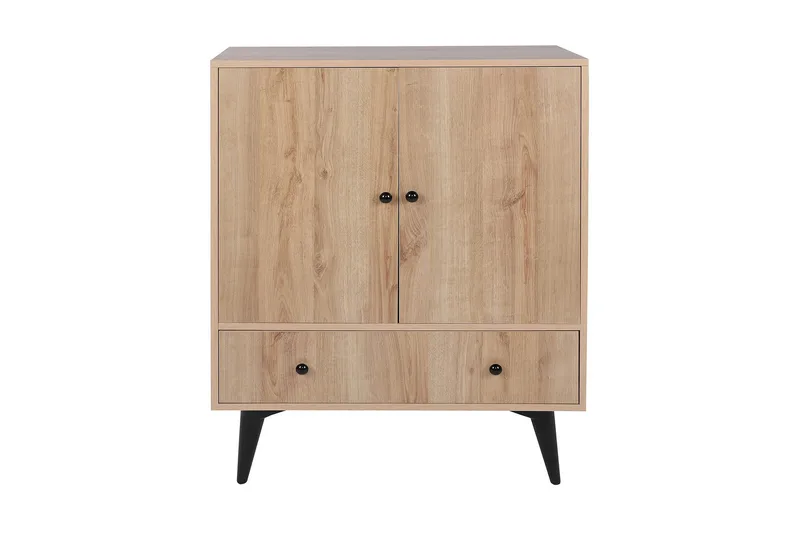 Gibia Sidobord 90 cm - Natur/Svart - Möbler - Bord & matgrupper - Avlastningsbord - Lampbord