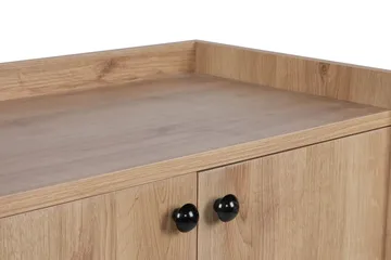 Kastelas Sidobord 70 cm - Natur/Svart - Möbler - Bord & matgrupper - Avlastningsbord - Lampbord