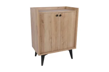 Kastelas Sidobord 70 cm - Natur/Svart - Möbler - Bord & matgrupper - Avlastningsbord - Lampbord