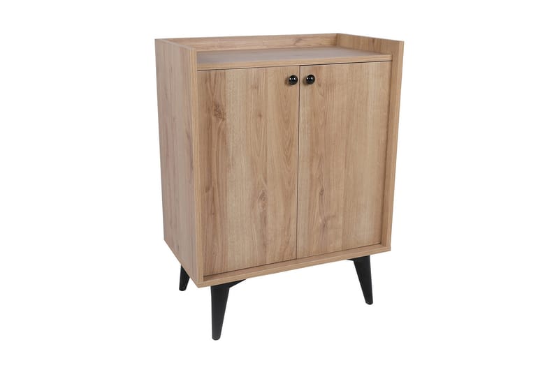 Kastelas Sidobord 70 cm - Natur/Svart - Möbler - Bord & matgrupper - Avlastningsbord - Lampbord