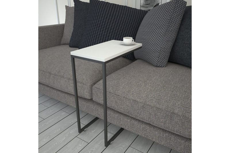 Maddeson Sidobord 46 cm - Vit - Möbler - Bord & matgrupper - Avlastningsbord - Lampbord