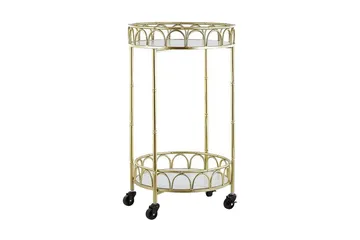 Shafter Serveringsvagn 48 cm - Guld - Möbler - Bord & matgrupper - Avlastningsbord - Lampbord