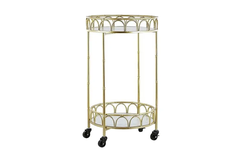 Shafter Serveringsvagn 48 cm - Guld - Möbler - Bord & matgrupper - Avlastningsbord - Lampbord