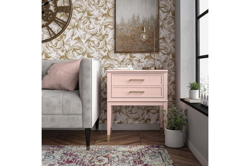 Westerleigh Sidobord 60 cm Rosa - Möbler - Bord & matgrupper - Avlastningsbord - Lampbord
