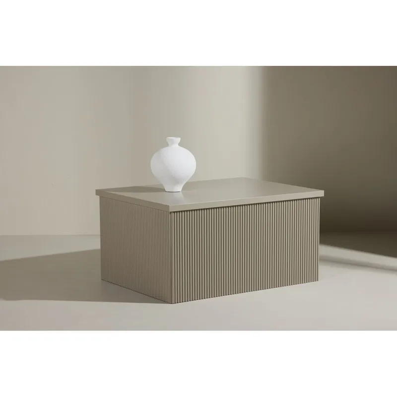 Lenox Sidobord 80 cm - Beige - Möbler - Bord & matgrupper - Avlastningsbord - Lampbord