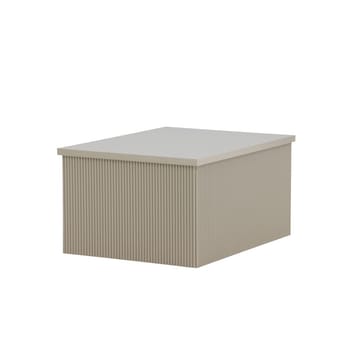 Lenox Sidobord 80 cm - Beige - Möbler - Bord & matgrupper - Avlastningsbord - Lampbord