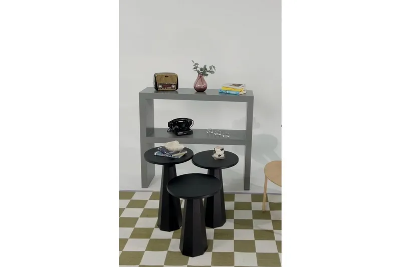 Miu Satsbord 35 cm - Svart - Möbler - Bord & matgrupper - Avlastningsbord - Satsbord