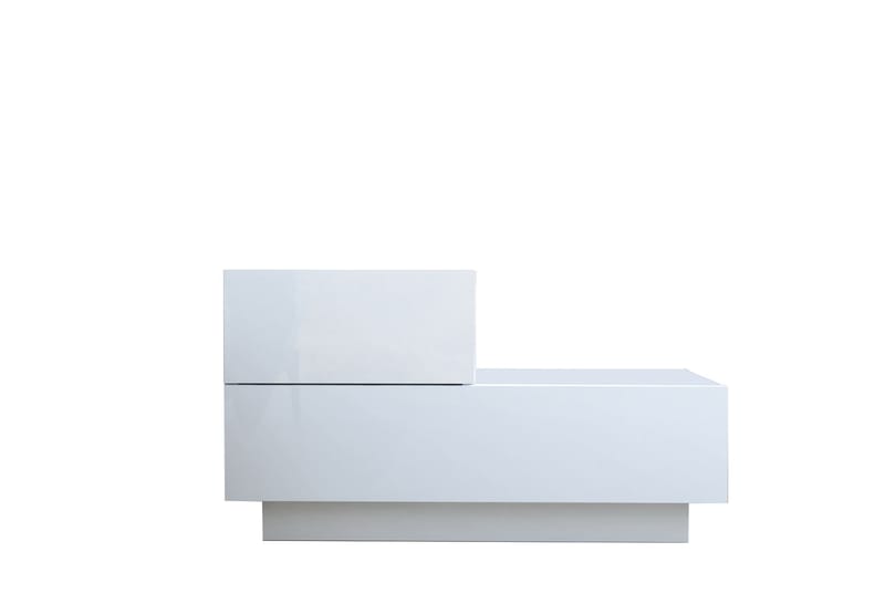 Mutki Nattduksbord 70x35x38,3 cm - Vit - Möbler - Bord & matgrupper - Avlastningsbord - Sängbord & nattduksbord