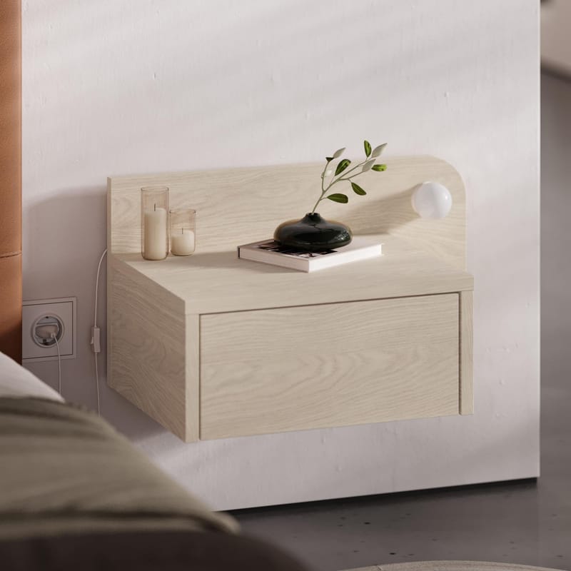 Nosina Sängbord 52 cm - kräm - Möbler - Bord & matgrupper - Avlastningsbord - Sängbord & nattduksbord