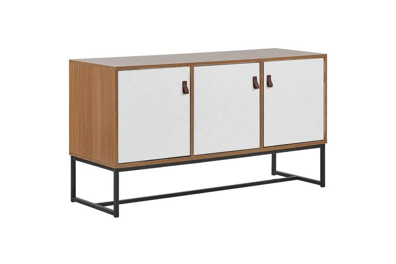 Nueva Skänk 112 cm i Trä, Vit|Brun|Svart