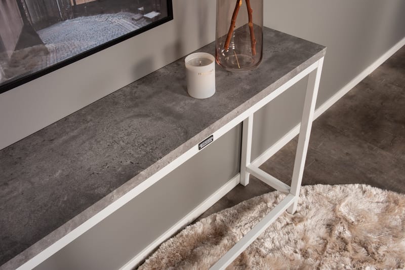 Rise Sidobord 110x30 cm - Vit - Möbler - Bord & matgrupper - Avlastningsbord - Lampbord