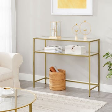 Rovena Byrå 90 cm - Guld/transparent - Möbler - Bord & matgrupper - Avlastningsbord - Hallbord