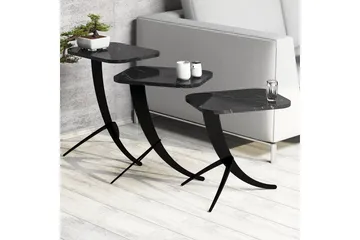 Erykah Satsbord 45 cm - Svart - Möbler - Bord & matgrupper - Avlastningsbord - Satsbord