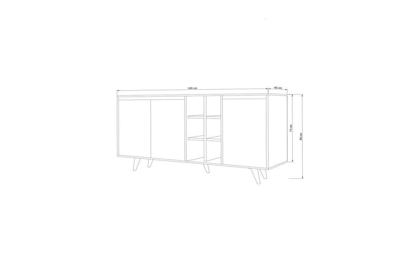 Seria Konsollbord 140 cm - Beige - Möbler - Bord & matgrupper - Avlastningsbord - Hallbord