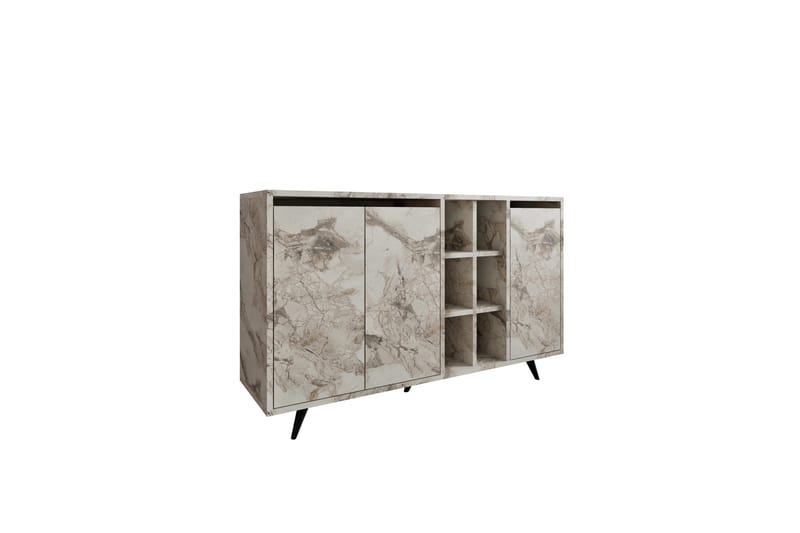 Seria Konsollbord 140 cm, Vit marmor