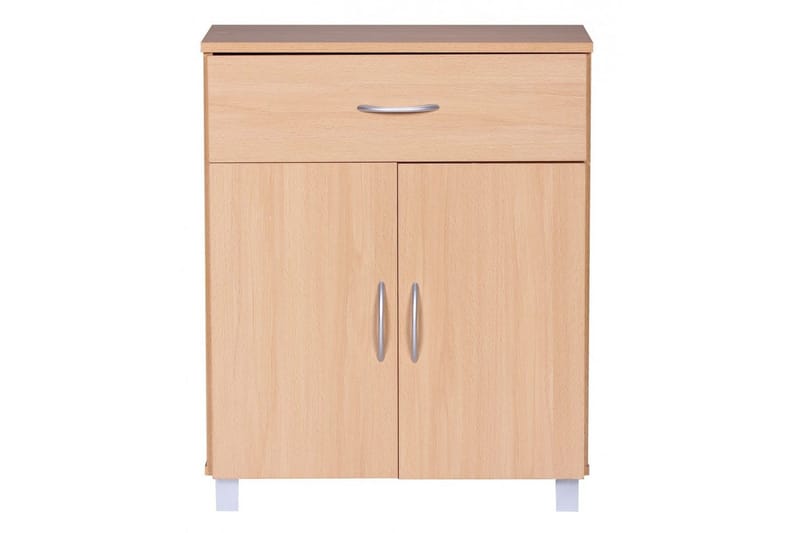 Sideboard Wohnling Folierad spånskiva 60 x 75 cm 2 dörrar 1 låda modern stil - Förvaring - Förvaringsmöbler - Sideboard & skänk