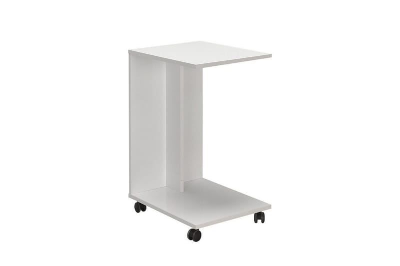 Sidobord Edwars Diamant / Vit - Vit - Möbler - Bord & matgrupper - Avlastningsbord - Lampbord