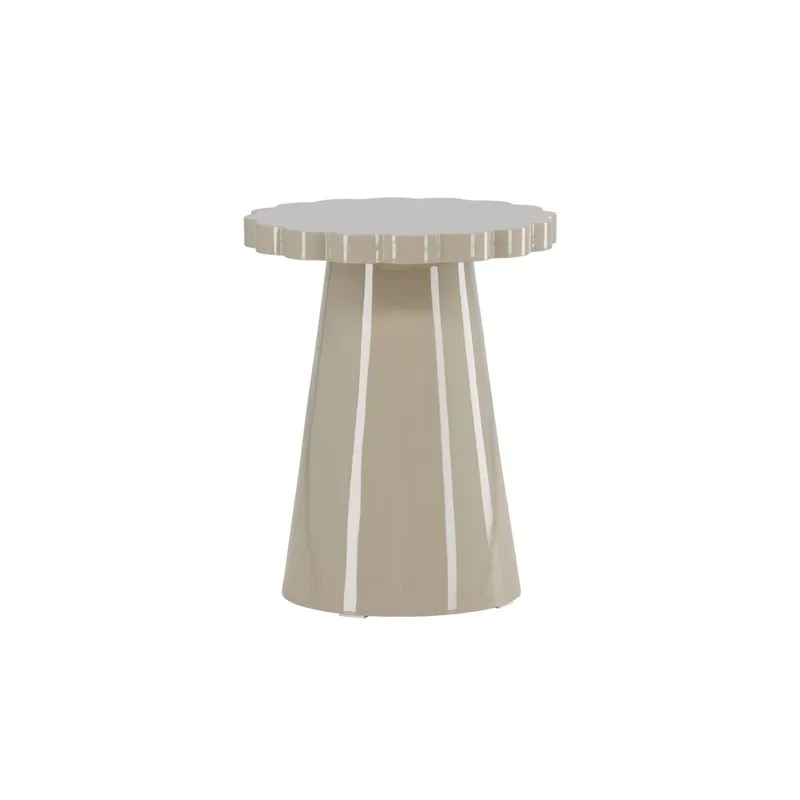Sidobord Krull - Beige - Möbler - Bord & matgrupper - Avlastningsbord - Lampbord