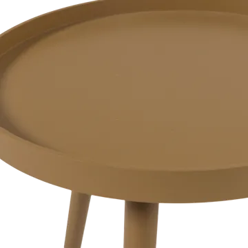 Sidobord Sasha 41 cm Rund - Honungsgul - Möbler - Bord & matgrupper - Avlastningsbord - Lampbord