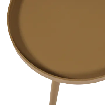Sidobord Sasha 41 cm Rund - Honungsgul - Möbler - Bord & matgrupper - Avlastningsbord - Lampbord