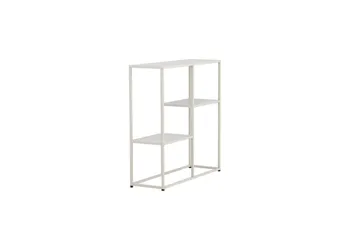 Sidobord Staal - Beige, 26x80x80 - Möbler - Bord & matgrupper - Avlastningsbord - Lampbord