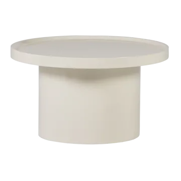 Sidobord Veluna 70 cm Rund - Sand - Möbler - Bord & matgrupper - Avlastningsbord - Lampbord