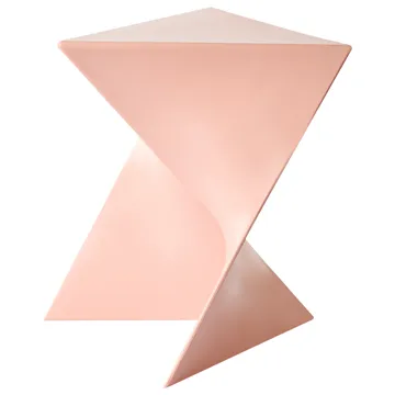 Sidobord Pecos 40x40 cm - Pastellrosa - Möbler - Bord & matgrupper - Avlastningsbord - Lampbord