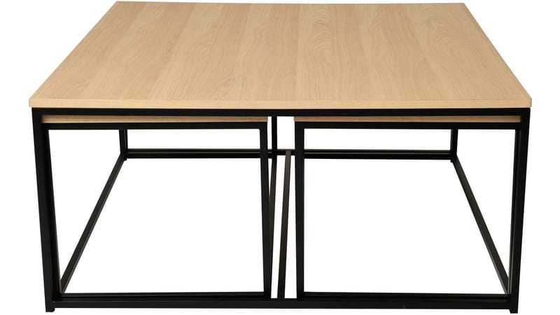 Soffbordsats Yrland 2+1 - Vitpigmenterad - Möbler - Bord & matgrupper - Avlastningsbord - Satsbord