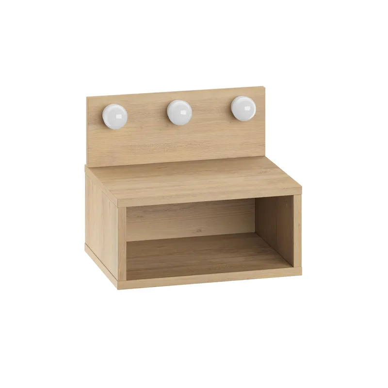 Sumira Sängbord 40 cm - Sapphire Oak - Möbler - Bord & matgrupper - Avlastningsbord - Sängbord & nattduksbord