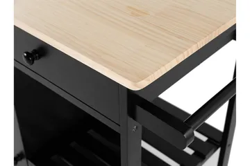 Trapani Serveringsbord 75 cm - Svart - Förvaring - Köksö