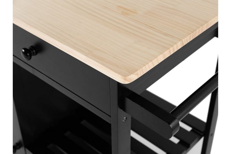 Trapani Serveringsbord 75 cm - Svart - Förvaring - Köksö