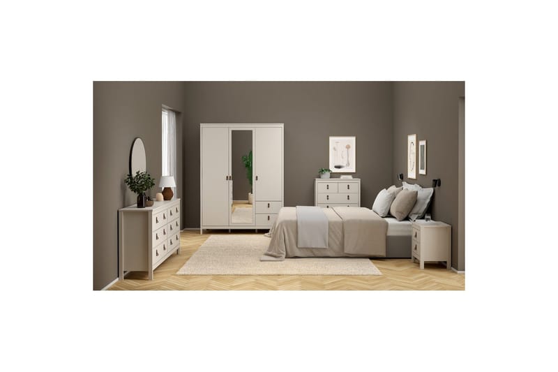 Vallvidera Sängbord 44 cm - Beige - Möbler - Bord & matgrupper - Avlastningsbord - Sängbord & nattduksbord