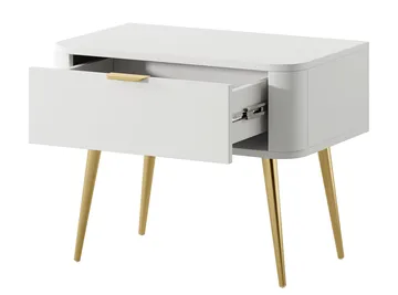 Walia Sängbord 63 cm - Vit - Möbler - Bord & matgrupper - Avlastningsbord - Sängbord & nattduksbord