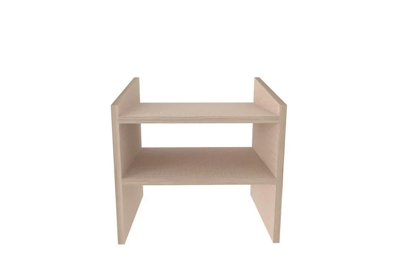 Zalric Sängbord 45 cm, Beige