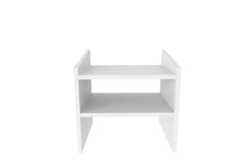 Zalric Sängbord 45 cm - Vit - Möbler - Bord & matgrupper - Avlastningsbord - Sängbord & nattduksbord