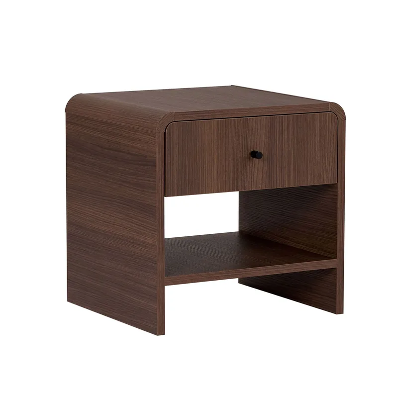 Zavio Sängbord 45x45x40 cm, Milano Walnut