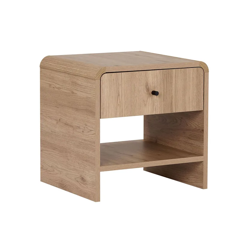 Zavio Sängbord 45x45x40 cm, Sepet Oak