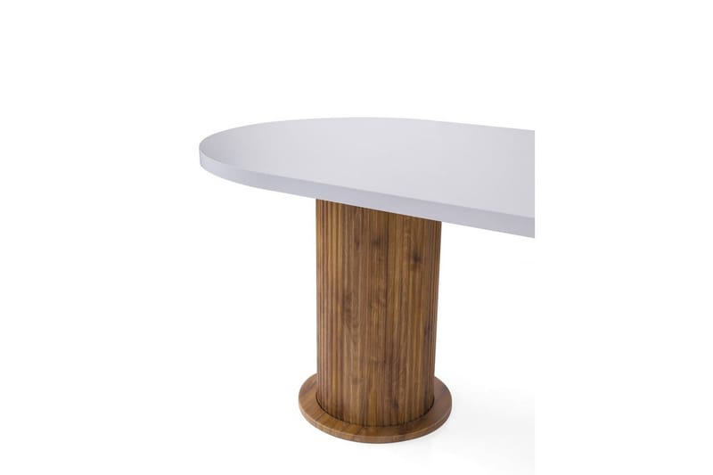 Babilas Matbord 180 cm Oval - Vit - Möbler - Bord & matgrupper - Matbord & köksbord