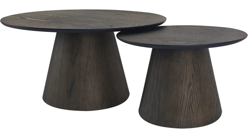 Belvik Soffbord Rund 90 cm - Brun - Möbler - Bord & matgrupper - Soffbord