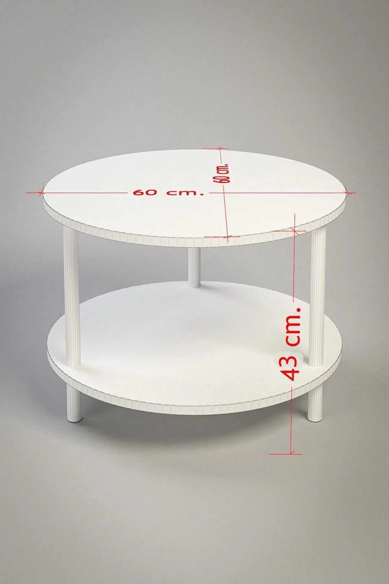 Belvo Soffbord 60x43 cm - Furu - Möbler - Bord & matgrupper - Soffbord