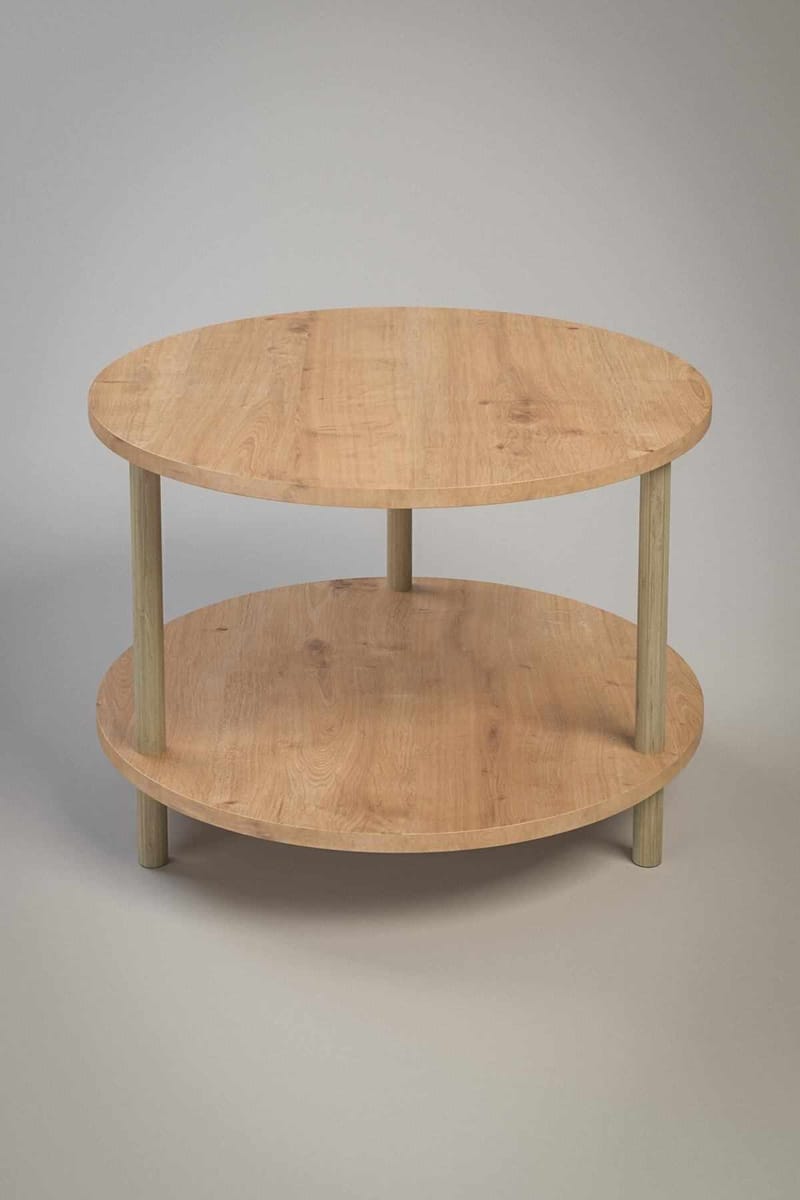 Belvo Soffbord 60x43 cm - Sapphire Oak - Möbler - Bord & matgrupper - Soffbord