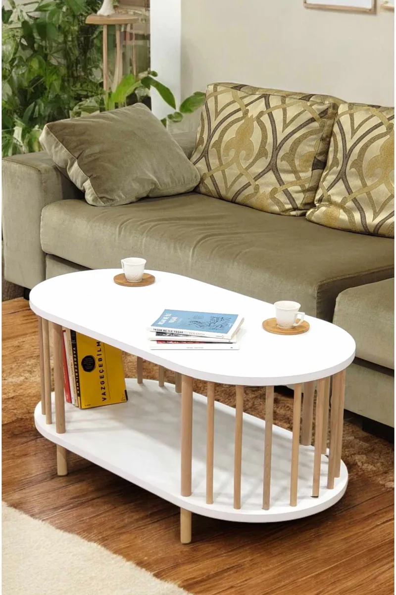 Belvo Soffbord 90x43x45 cm - Vit - Möbler - Bord & matgrupper - Soffbord