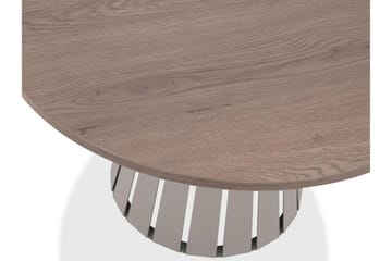 Berber 75 cm Runt Soffbord i Målat Trä - Svart|Vit - Möbler - Bord & matgrupper - Soffbord