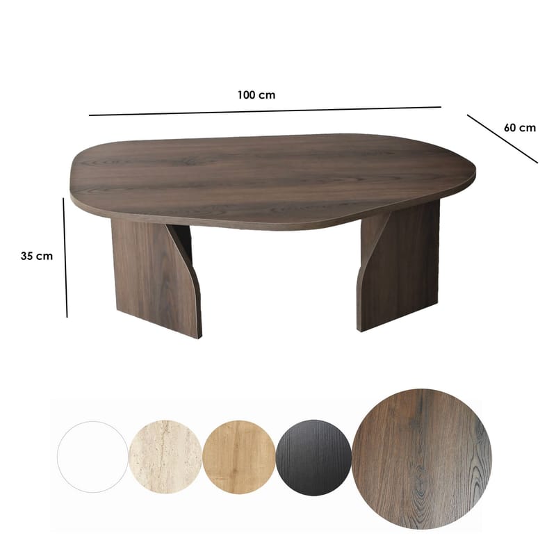Berriaren Soffbord 100 cm - Valnöt - Möbler - Bord & matgrupper - Soffbord