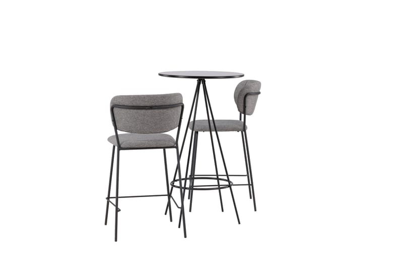 Bistro Matgrupp 60 cm Rund med 2 Bell stolar - Svart - Möbler - Bord & matgrupper - Matgrupper