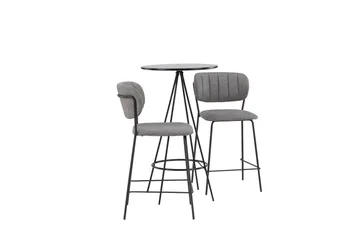 Bistro Matgrupp 60 cm Rund med 2 Bell stolar - Svart - Möbler - Bord & matgrupper - Matgrupper